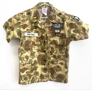 The Real McCoy's Frogskin Utility Shirt, Khaki, Excellent Condition, Size 36 JPN - Picture 1 of 24