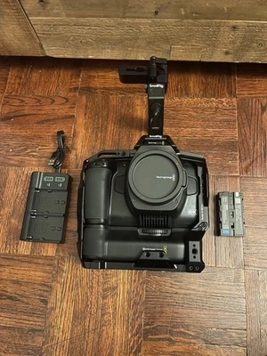 Blackmagic Pocket Cinema Camera 6K Pro W/SmallRig Cage & Battery Grip - EF Mount