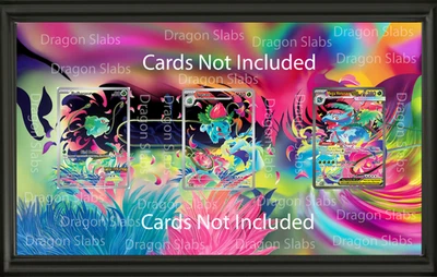 Pokemon Bulbasaur Ivysaur Mega Venusaur Mega Evolution 8.5 x 14" Display Frame - Image 1 of 4