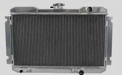 Radiador de aluminio de 2 filas para camioneta Nissan 720 1983-1986 2,0 L 2,4 L L4 Foto 1 de 2