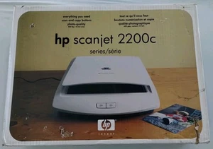 HP Scanjet 2200c Scanner Flatbed Open Box Scan/Copy USB Power Supply HTF - Picture 1 of 6