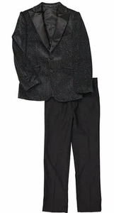 Geoffrey Beene Boy's Modern Fit 3-Piece Satin Tuxedo - CLEARANCE - Picture 1 of 5