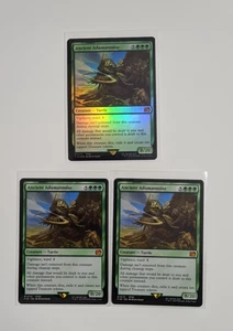 Magic MTG Final Fantasy Ancient Adamantoise x2 Normal x1 Foil Mythic Rare 0172 - Picture 1 of 1
