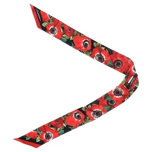 Dolce & Gabbana Mohn Schal In Print Seide Damen Mehrfarbig Einheitsgröße - Bild 1 von 6