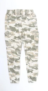 H&M Women’s Camouflage Cargo Trousers Size 12 - Picture 1 of 12