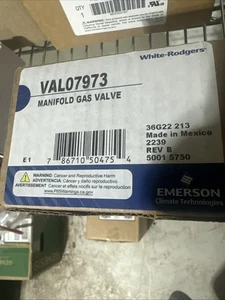 White Rogers Manifold Gas Valve VAL07973 For American Standard & Trane Furnace - Picture 1 of 1
