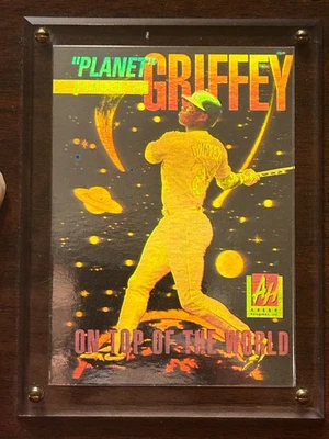 Ken Griffey Jr Planet Arena Hologram Limited Edition Card Plaque - Image 1 of 4
