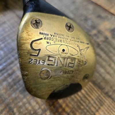 Vintage RH Ping Eye2 5 Wood, Heel-Toe Balance Regular Flex Steel  41.5” - Image 1 of 4