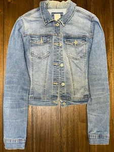 Vintage Wax Jeans Damen Stylische Jeansjacke Gr. Large Washed Blue - Bild 1 von 3