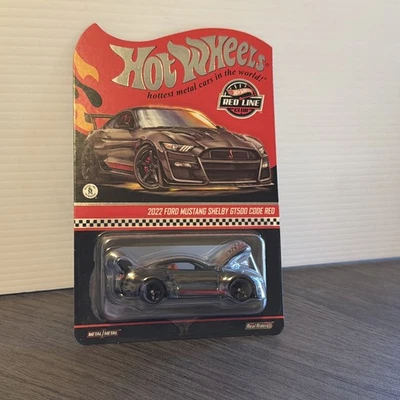 NEW 2024 Hot Wheels RLC 2022 Ford Mustang Shelby GT500 Code Red In Protector - Image 1 of 3