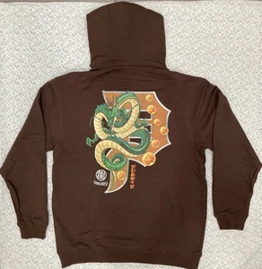 Primitive x Dragon Ball Z Wish Dirty P Brown Hoodie SIZE LG,XL XXL - Picture 1 of 3