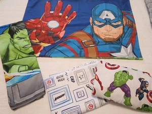 Juego de sábanas tamaño doble Marvel Comics con 1 funda y funda de almohada corporal - Imagen 1 de 5