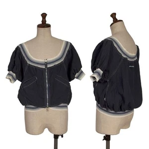 JPG JEAN'S linen Short Zip Blouson Size 38(K-153332) - Picture 1 of 12