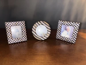 MacKenzie-Childs Courtly Check Frames Gift Set - Picture 1 of 3