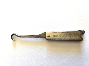 Vintage Klappstiefel Schnürhaken patentiert 1903 - JLS Mfg Company, Newark, N.J. - Bild 1 von 7