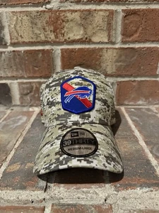 New Era M/L Buffalo Bills 2023 Salute To Service Camo 39Thirty Flex Mütze Cap NFL - Bild 1 von 16