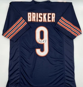Von Jaquan Brisker signiertes individuelles Chicago Bears Navy Football Trikot JSA CoA - Bild 1 von 2