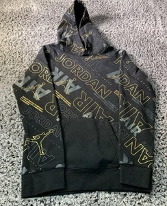 Air Jordan Hoodie All Over Print Air Jump Man Hoodie Pullover Youth Boys XL - Picture 1 of 4