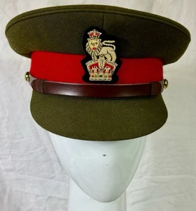 British Army General Staff Officer's Peak Cap, Large, Colonel & Brigadier etc - Picture 1 of 13