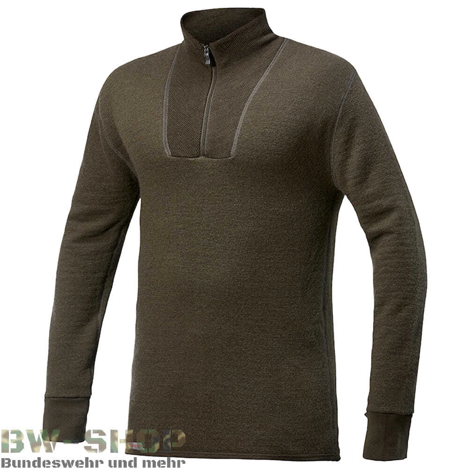 ORIGINAL BUNDESWEHR KSK UNTERHEMD 200g PULLOVER ROLLI BW ARMEE WOOLPOWER NEU - Bild 1 von 1