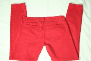 J. Crew Jeans Toothpick 25 Ankle Skinny Stretch Red Style# 62443 - Picture 1 of 12