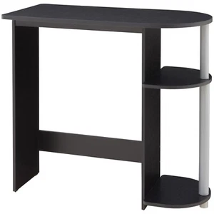 Adult Computer Desk with Built-in Shelves, 28.86“ H Indoor Table Shelf - Picture 1 of 5