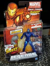 Hasbro Marvel Legends TERRAX Series BAF Stealth Blue Extremis Iron Man Moc