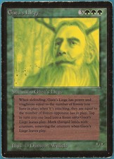 Gaea's Liege Beta HEAVILY PLD Green Rare MAGIC MTG CARD (ID# 220498) ABUGames