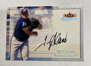 2000 Fleer Autographics Troy Glaus Autogrammkarte - Bild 1 von 2