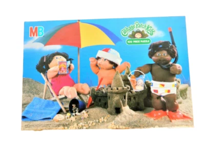 Milton Bradley Cabbage Patch Kids Vintage Puzzle 4476-2 Beach Scuba Umbrella NIB - Image 1 of 4