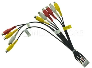 KENWOOD DNX-9980HD DNX9980HD GENUINE A/V IN/OUT RCA HARNESS *SHIPS TODAY* - Picture 1 of 4