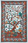 BED SPREAD/TAPESTRY  in 88x106 . Tree of life design- 440-15