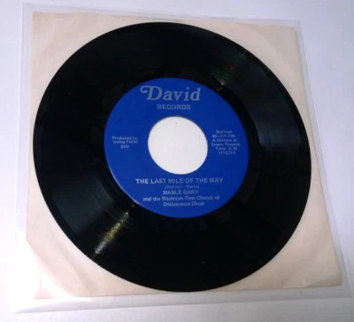 MABLE GRAY & SANDRA BYRD 45 rpm Black Gospel R&B Soul David Records 45-XY-106 - Image 1 of 2