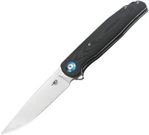 Bestech Knives Ascot Carbon Fiber/Black G10 Folding D2 Steel Pocket Knife G19A - Picture 1 of 1