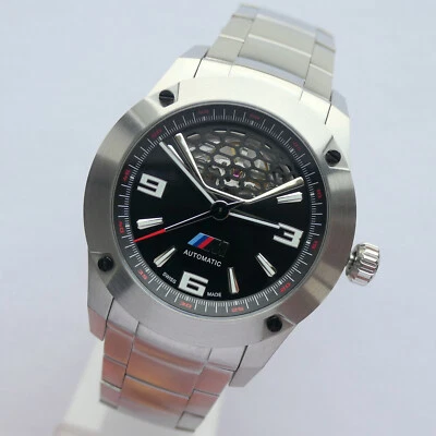 BMW Motorsport M Power Racing M1 M4 M6 Sport Car Accessory Swiss Automatic Watch - Image 1 of 4