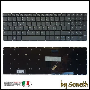 TASTIERA ITALIANA PER LENOVO IDEAPAD 720-15IKB 81C7 81AG GRIGIA - Foto 1 di 4