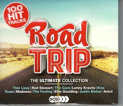 100 Hit Tracks - Ultimate Road Trip (5CDs), Kiss, Nena, Take That,uvm. Neu & OVP - Bild 1 von 2