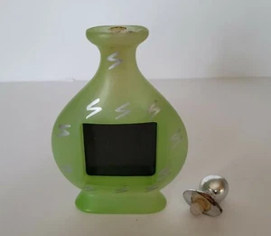 Perfume Bottle Picture Frame Green Vintage 1997 - Picture 1 of 6