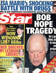 STAR Magazine July 30 1996 Bob Hope Wynonna Margot Kidder Lisa Marie Presley - Picture 1 of 3