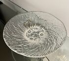 Icicle Glass Centerpiece Bowl Vintage Iittala Ultima Thule Style 10? Modernist