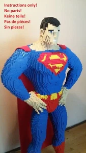 LEGO Superman & Batman pacchetto istruzioni costruzione SOLO ISTRUZIONI SENZA MATTONCINI - Foto 1 di 10