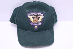 Vintage 2001 5th Season Manitoba Moose Starter Snapback Hat Green Wool -X1 - Picture 1 of 12