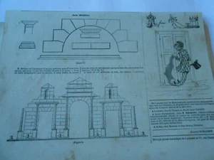 Gravure 1844 - Jeu Buillier - Picture 1 of 1