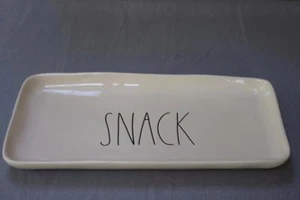 RAE DUNN BY MAGENTA ARTISAN COLLECTION "SNACK" APPETIZER SERVING PLATTER(s) NEW - Picture 1 of 1