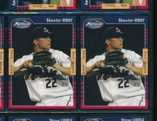 Lot (2) 2011 Grandstand #22 Shooter Hunt Fort Myers Miracle (CD7) SWSW6  