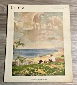 Life Magazine July 15 1920 Kite Flying A Message to Dreamland RARE - Picture 1 of 8