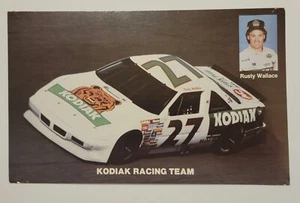 1988 Rusty Wallace Kodiak Racing Team Pontiac #27 Aerocoupe Postcard Handout - Picture 1 of 2