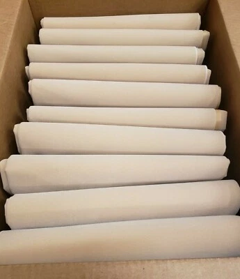 Lote de 10 patios de tela de terciopelo beige flocado paquete cortes-rollo extremo restos artesanales Foto 1 de 4