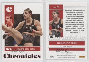 2022 Panini Chronicles UFC Red /199 Mackenzie Dern #28