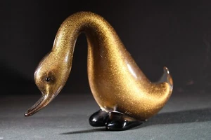 Murano Ente, Gold - Einschmelzungen, Seguso, 60er Jahre - Bild 1 von 11